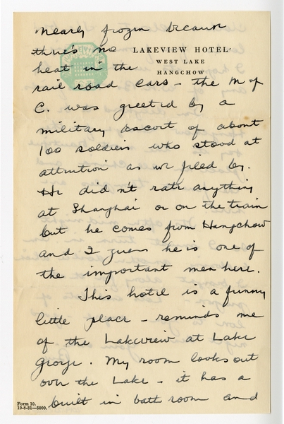 Image: correspondence: Harold M. Bixby to Debby Bixby