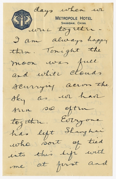 Image: correspondence: Harold M. Bixby to Debby Bixby