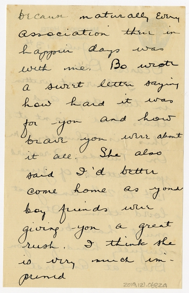 Image: correspondence: Harold M. Bixby to Debby Bixby