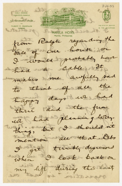 Image: correspondence: Harold M. Bixby to Debby Bixby
