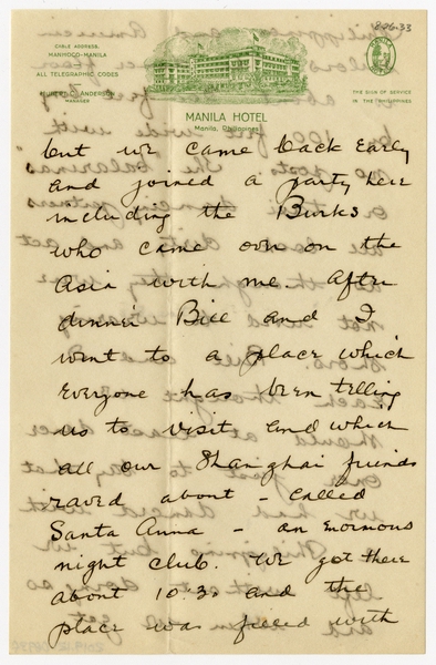 Image: correspondence: Harold M. Bixby to Debby Bixby