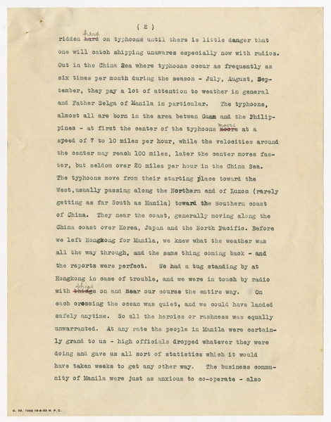 Image: correspondence: Harold M. Bixby to Debby Bixby