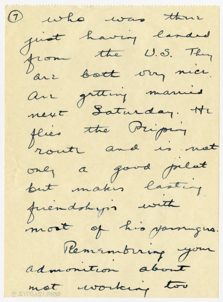 Image: correspondence: Harold M. Bixby to Debby Bixby
