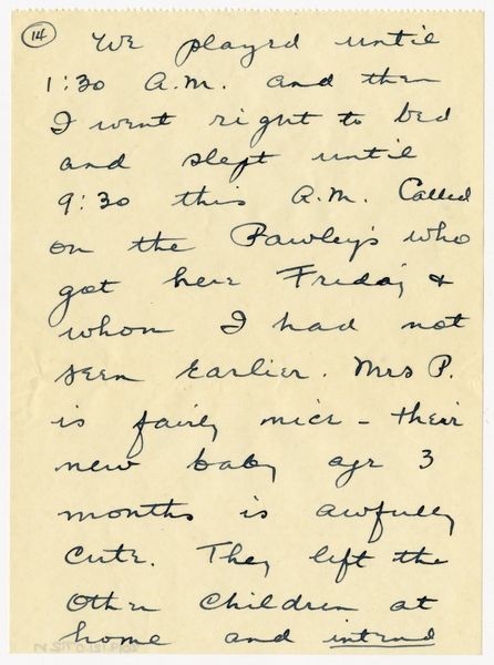 Image: correspondence: Harold M. Bixby to Debby Bixby