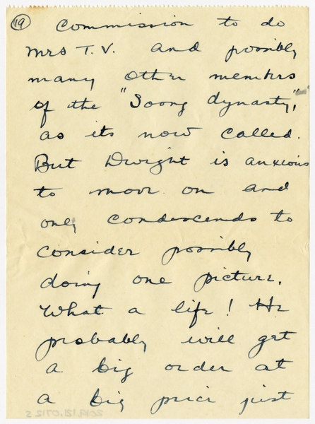 Image: correspondence: Harold M. Bixby to Debby Bixby