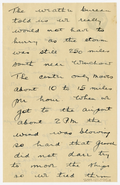 Image: correspondence: Harold M. Bixby to Debby Bixby