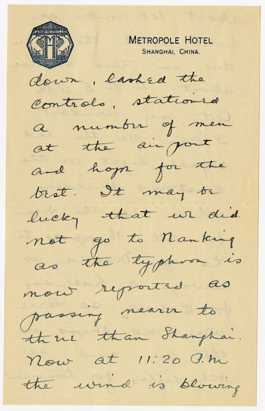 Image: correspondence: Harold M. Bixby to Debby Bixby