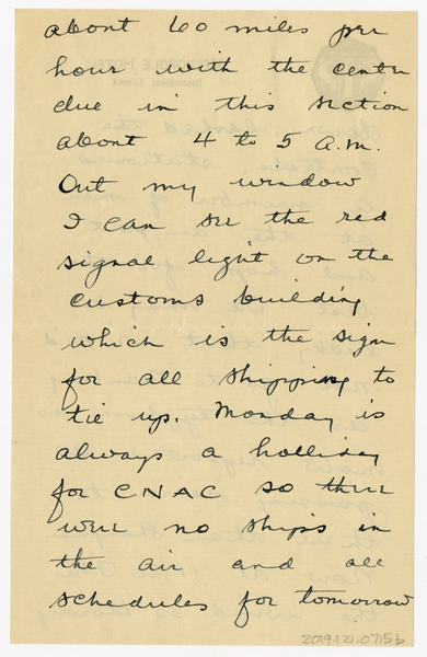 Image: correspondence: Harold M. Bixby to Debby Bixby