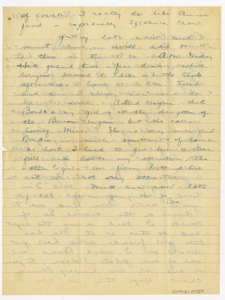 Image: correspondence: Harold M. Bixby to Debby Bixby