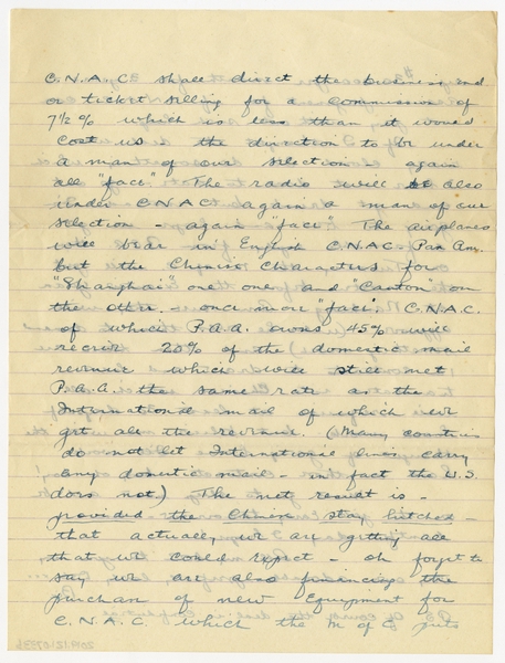 Image: correspondence: Harold M. Bixby to Debby Bixby