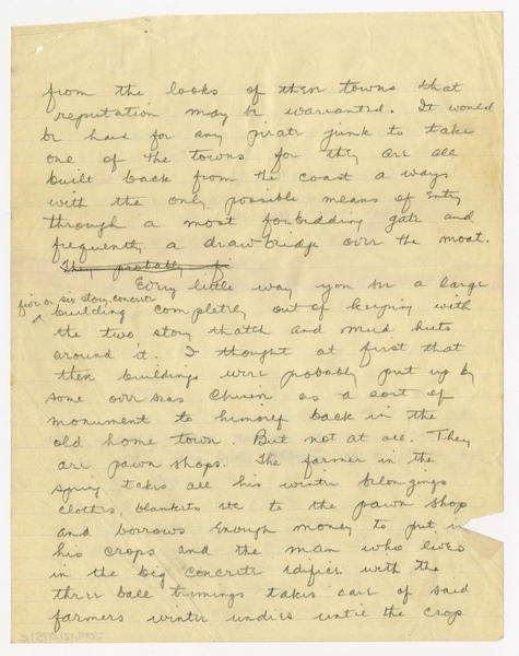 Image: correspondence: Harold M. Bixby, family circular letter