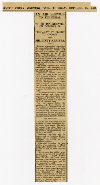 Image: clipping: Harold M. Bixby