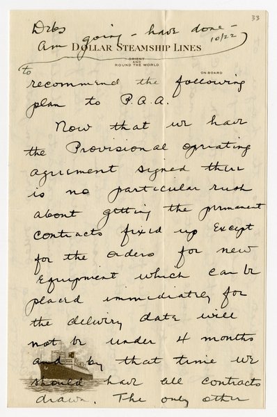 Image: correspondence: Harold M. Bixby to Debby Bixby
