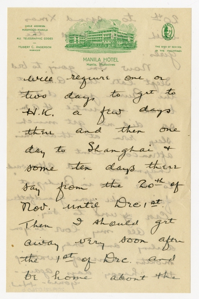 Image: correspondence: Harold M. Bixby to Debby Bixby