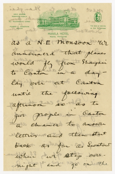 Image: correspondence: Harold M. Bixby to Debby Bixby