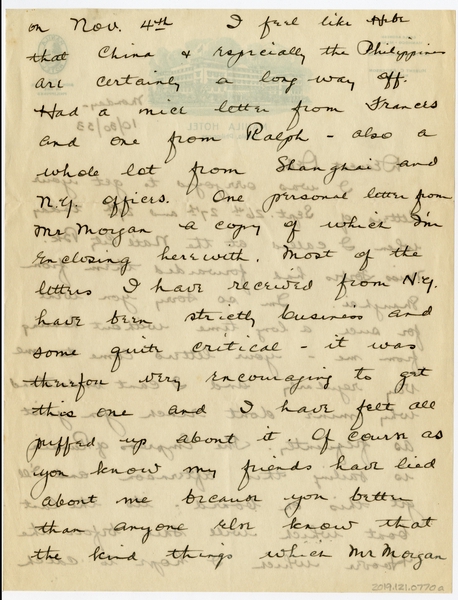 Image: correspondence: Harold M. Bixby to Debby Bixby