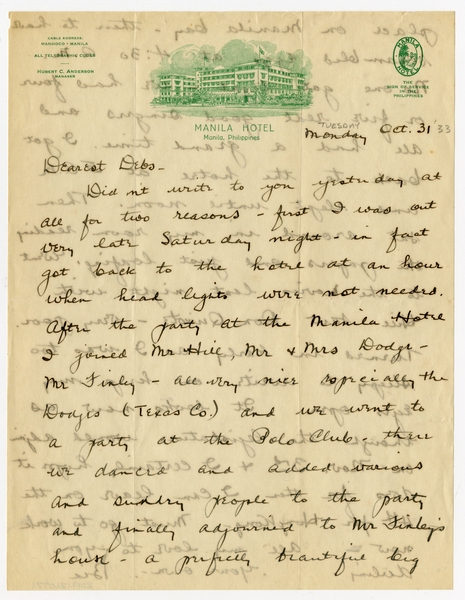Image: correspondence: Harold M. Bixby to Debby Bixby
