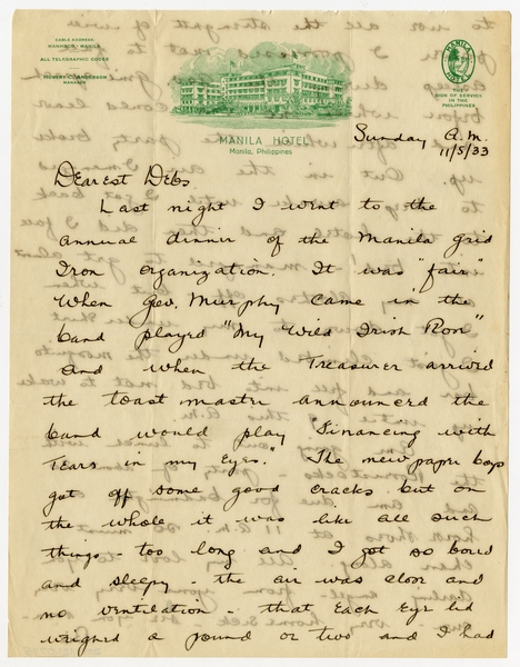 Image: correspondence: Harold M. Bixby to Debby Bixby