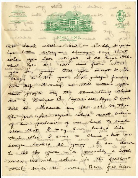 Image: correspondence: Harold M. Bixby to Debby Bixby