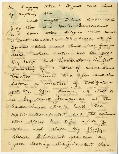 Image: correspondence: Harold M. Bixby to Debby Bixby