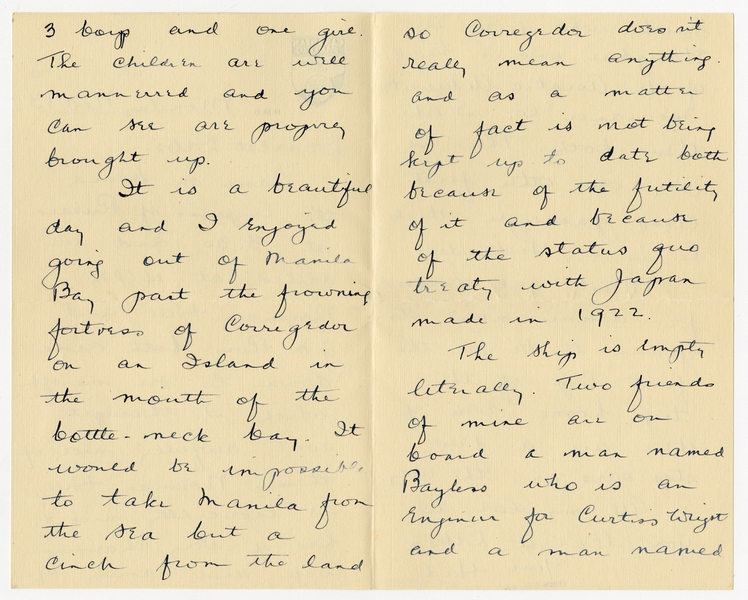 Image: correspondence: Harold M. Bixby to Debby Bixby