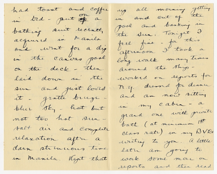 Image: correspondence: Harold M. Bixby to Debby Bixby