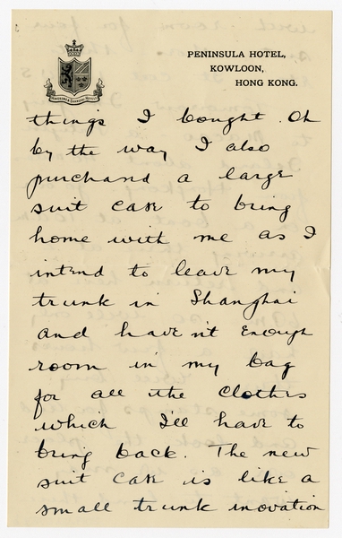 Image: correspondence: Harold M. Bixby to Debby Bixby