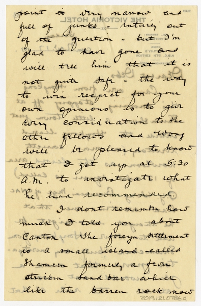 Image: correspondence: Harold M. Bixby to Debby Bixby