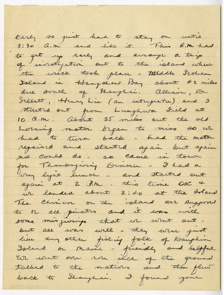 Image: correspondence: Harold M. Bixby to Debby Bixby