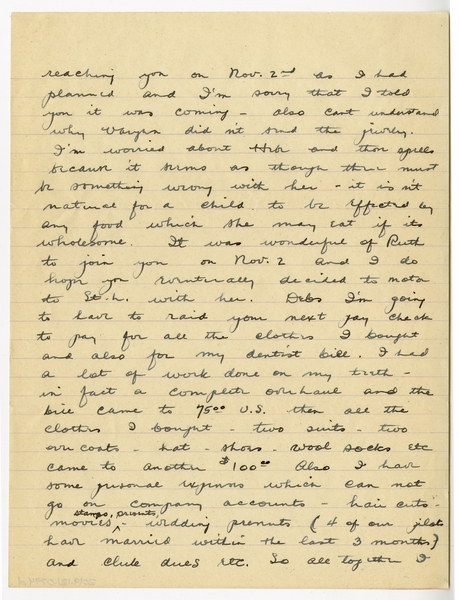 Image: correspondence: Harold M. Bixby to Debby Bixby