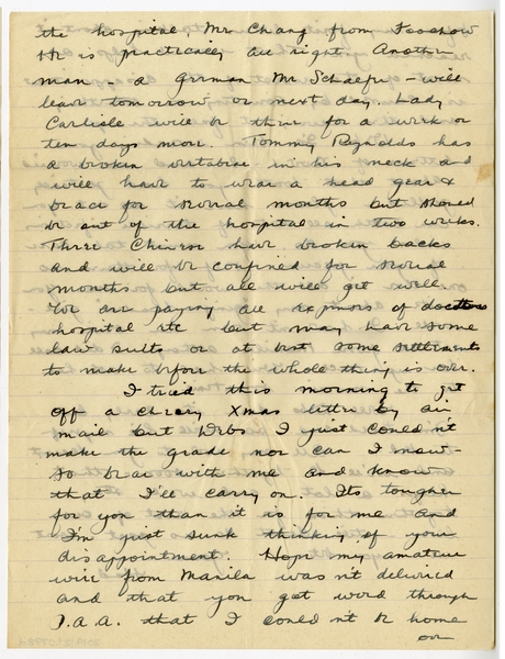 Image: correspondence: Harold M. Bixby to Debby Bixby