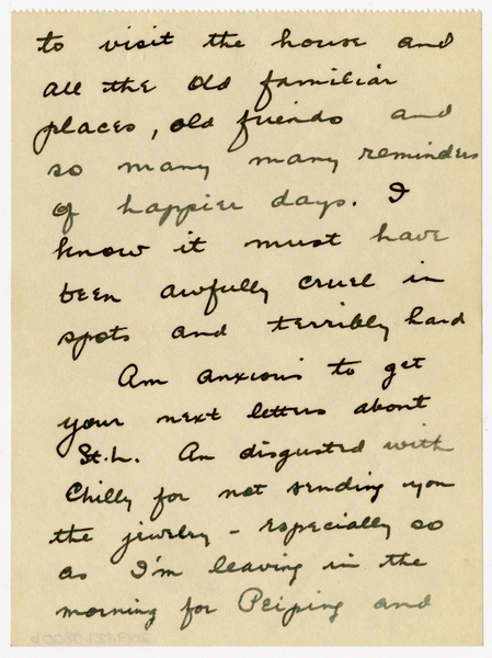 Image: correspondence: Harold M. Bixby to Debby Bixby