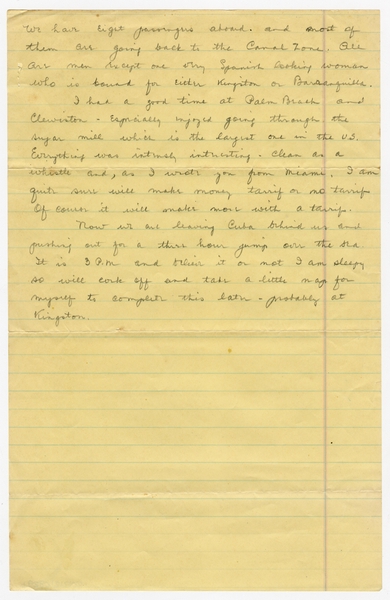 Image: correspondence: Harold M. Bixby to Debby Bixby
