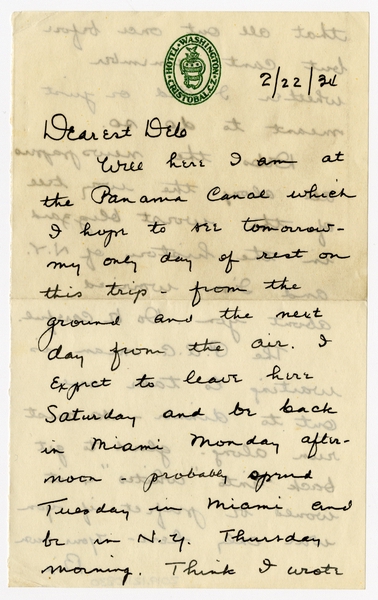 Image: correspondence: Harold M. Bixby to Debby Bixby