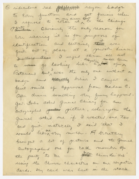 Image: correspondence: Harold M. Bixby to Debby Bixby