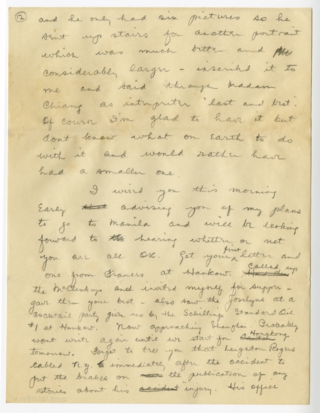 Image: correspondence: Harold M. Bixby to Debby Bixby