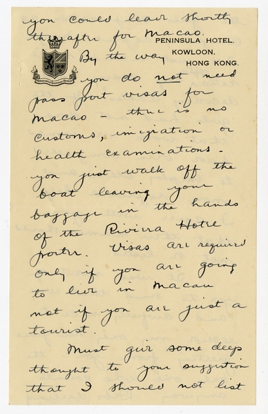 Image: correspondence: Harold M. Bixby to Debby Bixby