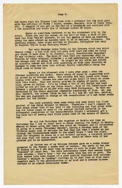 Image: correspondence: Harold M. Bixby to S.W. Morgan