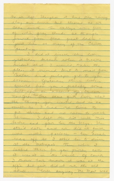 Image: correspondence: Harold M. Bixby to Debby Bixby