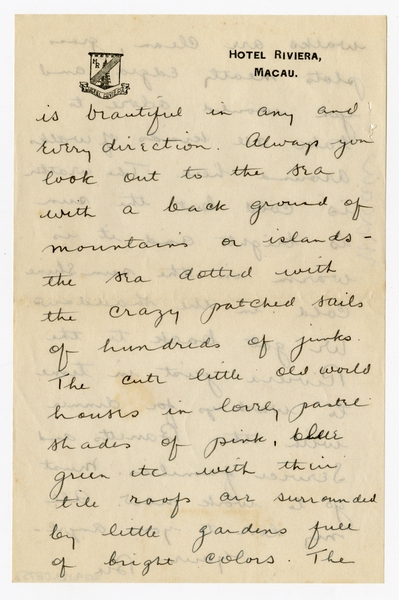 Image: correspondence: Harold M. Bixby to Debby Bixby