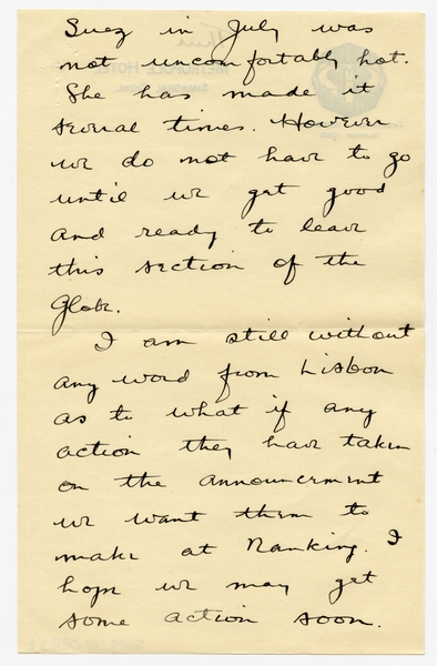 Image: correspondence: Harold M. Bixby to Debby Bixby