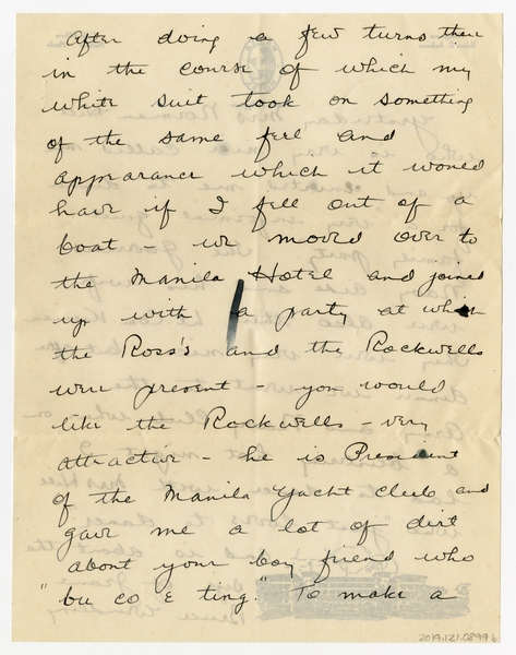 Image: correspondence: Harold M. Bixby to Debby Bixby