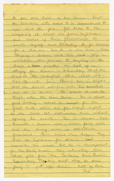 Image: correspondence: Harold M. Bixby to Debby Bixby