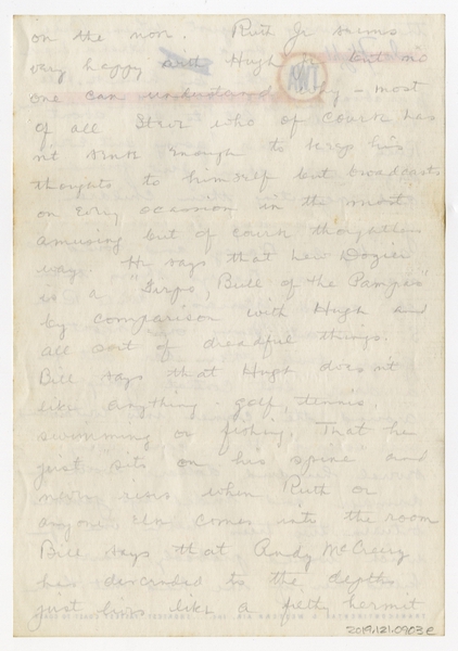 Image: correspondence: Harold M. Bixby to Debby Bixby