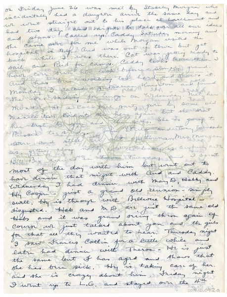 Image: correspondence: Harold M. Bixby to Debby Bixby