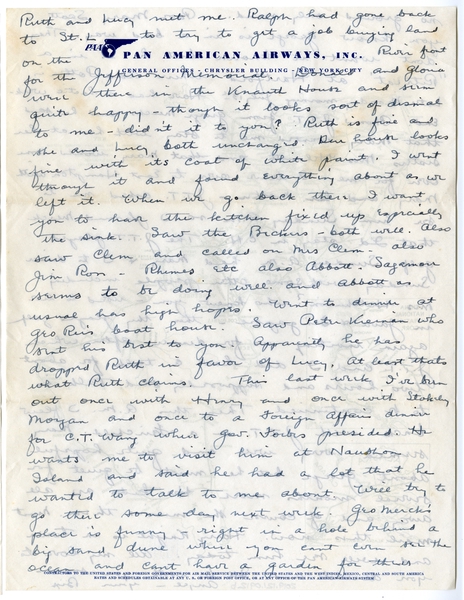 Image: correspondence: Harold M. Bixby to Debby Bixby