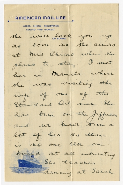 Image: correspondence: Harold M. Bixby to Debby Bixby