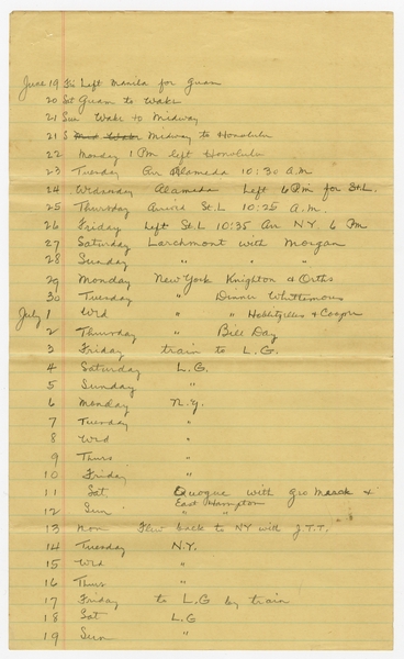 Image: correspondence: Harold M. Bixby to Debby Bixby