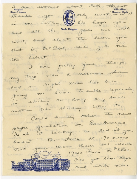 Image: correspondence: Harold M. Bixby to Debby Bixby