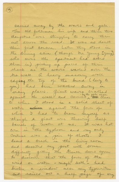 Image: correspondence: Harold M. Bixby, family circular letter